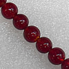 Silver Foil Lampwork Beads, Round 14mm Hole: About 1.5mm, Sold by PC