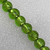 Silver Foil Lampwork Beads, Round 8mm Hole: About 1.5mm, Sold by PC