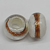 Handmade European Style Lampwork Beads, 14x9mm Hole:6mm, Sold by PC