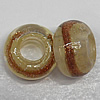 Handmade European Style Lampwork Beads, 14x9mm Hole:6mm, Sold by PC