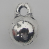 Pendant Zinc Alloy Jewelry Findings Lead-free, 6x8mm Hole:1mm, Sold by Bag