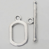 Clasp Zinc Alloy Jewelry Findings Lead-free, 22x13mm, 28x7mm, Sold by Bag