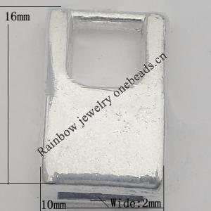 Connector Zinc Alloy Jewelry Findings Lead-free, 16x10mm Hole:2mm, Sold by Bag