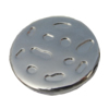Jewelry findings, CCB plastic Beads platina plated, Flat Round 29mm Hole:1mm, Sold by Bag