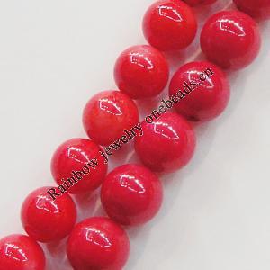 Coral Beads, Round 3mm Hole:0.1mm, Sold by KG