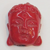 Coral Beads, Buddha 28x20mm Hole:2mm, Sold by PC
