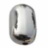 Jewelry findings, CCB plastic Beads platina plated, 18x10mm Hole:2mm, Sold by Bag