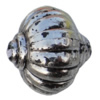 Jewelry findings, CCB plastic Beads Antique silver, Fluted Lantern 27x27mm Hole:2.5mm, Sold by Bag