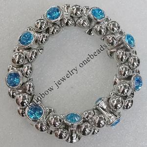 CCB Bracelet, Bead Size:19x11mm, Length:7.9 Inch, Sold By Group