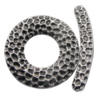 Clasp Zinc Alloy Jewelry Findings Lead-free, 25mm,31x5mm Hole:2mm, Sold by Bag
