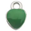 Pendant Zinc Alloy Enamel Jewelry Findings Lead-free, 10x7mm Hole:2mm Sold by Bag