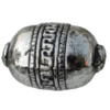 Jewelry findings, CCB plastic Beads Antique silver, 27x18mm Hole:2mm, Sold by Bag