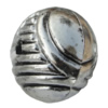 Jewelry findings, CCB plastic Beads Antique silver, Flat Round 19x22mm Hole:2mm, Sold by Bag