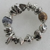 CCB Bracelet, Bead Size:12mm-18mm, Length:7.9 Inch, Sold By Group