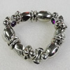 CCB Bracelet, Bead Size:17mm-19x11mm, Length:7.9 Inch, Sold By Group