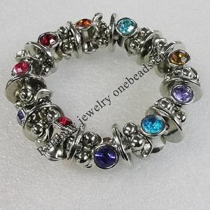 CCB Bracelet, Bead Size:16mm-23x15mm, Length:7.9 Inch, Sold By Group