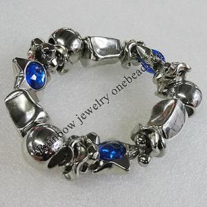 CCB Bracelet, Bead Size:17mmm-19mm, Length:7.9 Inch, Sold By Group