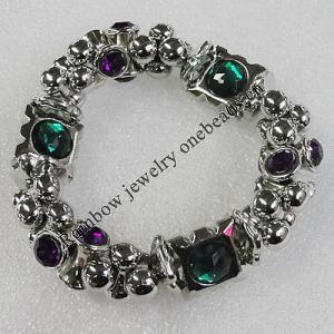 CCB Bracelet, Bead Size:15mm-24x18mm, Length:7.9 Inch, Sold By Group