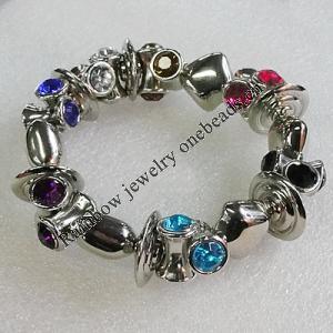 CCB Bracelet, Bead Size:20mm-21x7mm, Length:7.9 Inch, Sold By Group