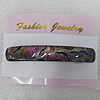 Dichroic Glass With Copper Barrette, 15x90mm, Sold by PC