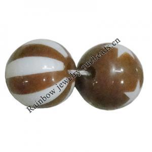 Handmade Solid Acrylic Beads, Round 12mm, Sold by Bag