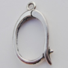 Copper clasp Jewelry Findings Lead-free, 17x11mm Hole:1mm Sold by Bag