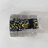 Dichroic Lampwork Glass Beads, 13x10mm Hole:2mm Sold by PC