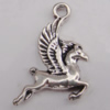 Pendant Zinc Alloy Jewelry Findings Lead-free, Horse 24x13mm Hole:2mm Sold by Bag