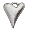 Pendant Zinc Alloy Jewelry Findings Lead-free, 25x18mm Hole:4mm Sold by Bag