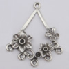 Connector Zinc Alloy Jewelry Findings Lead-free, 38x32mm Hole:2mm Sold by Bag