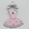 Pendant Zinc Alloy Enamel Jewelry Findings Lead-free, 21x17mm Hole:1mm, Sold by Bag