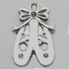 Pendant Zinc Alloy Enamel Jewelry Findings Lead-free, 21x14mm Hole:1mm, Sold by Bag