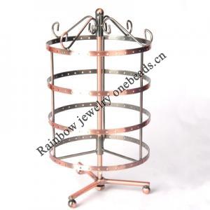 Jewelry Display, Material:Iron, About:140x140x290mm, Sold by Box