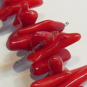 Coral Beads, Nugget 9-13mm Hole:0.1mm, Sold by KG