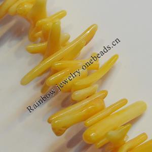 Coral Beads, Nugget 9-13mm Hole:0.1mm, Sold by KG