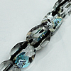 Silver Foil Lampwork Beads, 13x18mm, Length:16 Inch Sold by Strand
