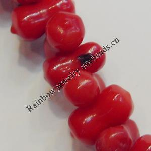 Coral Beads, Calabash  8x4mm Hole:0.1mm, Sold by KG