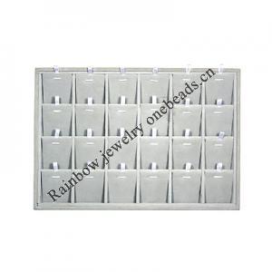 Jewelry Display, Material:PU+MDF, About 350x240x30mm, Sold by Box