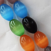 Cat's Eye jewelry Beads, Oval 8x12mm Length:16-inch, Sold by Strand