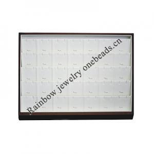 Jewelry Display, Material:PU+MDF, About 355x270x40mm, Sold by Box