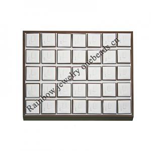 Jewelry Display, Material:PU+MDF, About 355x270x40mm, Sold by Box