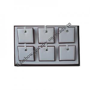 Jewelry Display, Material:PU+MDF, About 350x240x40mm, Sold by Box