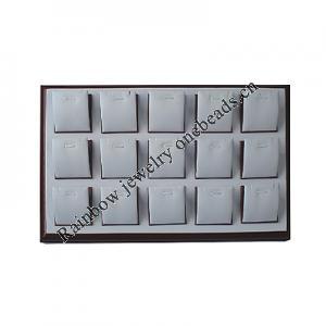 Jewelry Display, Material:PU+MDF, About 350x240x30mm, Sold by Box