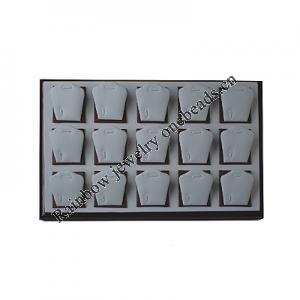 Jewelry Display, Material:PU+MDF, About 350x240x30mm, Sold by Box