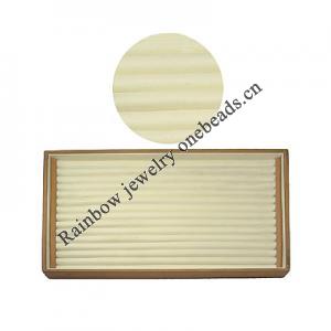 Jewelry Display, Material:PU+MDF, About 350x240x30mm, Sold by Box