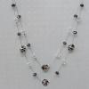 28-31Inch Glass crystal necklace, Bead Size:about 8mm,20mm Sold by Group 