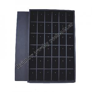 Jewelry Display, Material:PU+MDF, About 320x265x30mm, Sold by Box