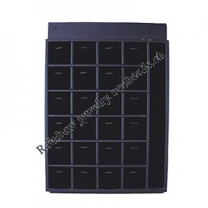 Jewelry Display, Material:PU+MDF, About 320x195x18mm, Sold by Box