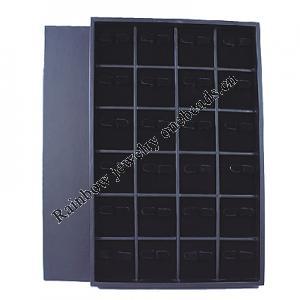 Jewelry Display, Material:PU+MDF, About 320x265x30mm, Sold by Box