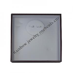 Jewelry Display, Material:PU+MDF, About 200x240x35mm, Sold by Box